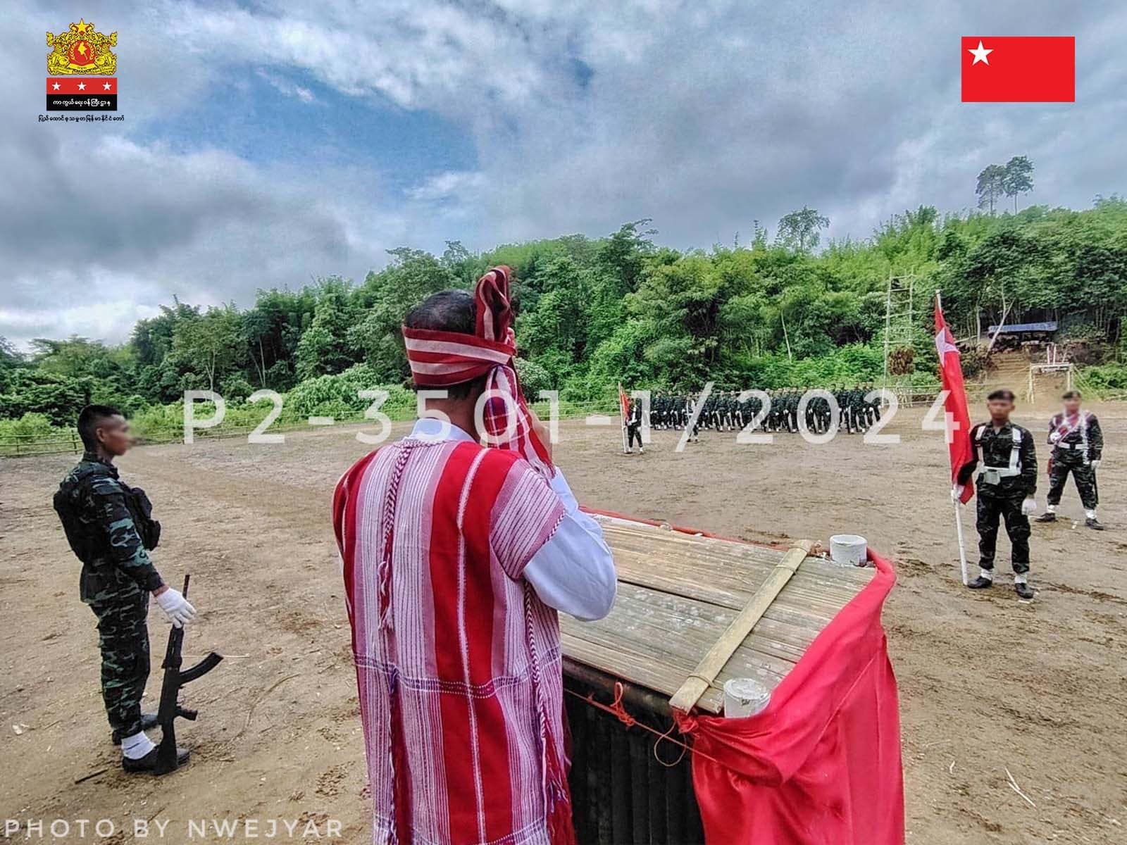 တောင်ပိုင်းတိုင်းစစ်ဒေသ၊အမှတ်(၂)စစ်ဒေသခွဲ တောင်ငူခရိုင် အမှတ်(၁)တပ်ရင်း၊ တပ်ရင်းအမှတ် ၃၅၀၁ (ပဲခူးရိုးမ) အခြေခံစစ်ပညာသင်တန်း၊သင်တန်းအပါတ်စဥ် (၁/၂၀၂၄) သင်တန်းဆင်းအခမ်းအနားပုံရိပ်များ