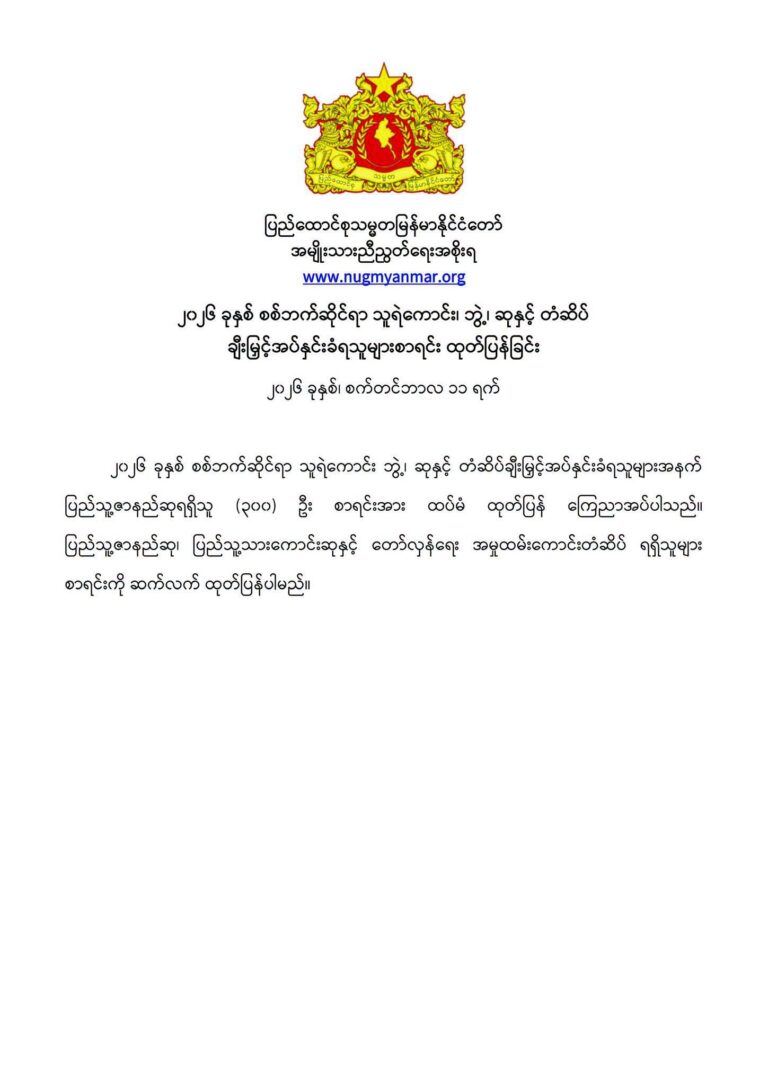 ၂၀၂၆ ခုနှစ် စစ်ဘက်ဆိုင်ရာ သူရဲကောင်း၊ ဘွဲ့၊ ဆုနှင့် တံဆိပ်၄